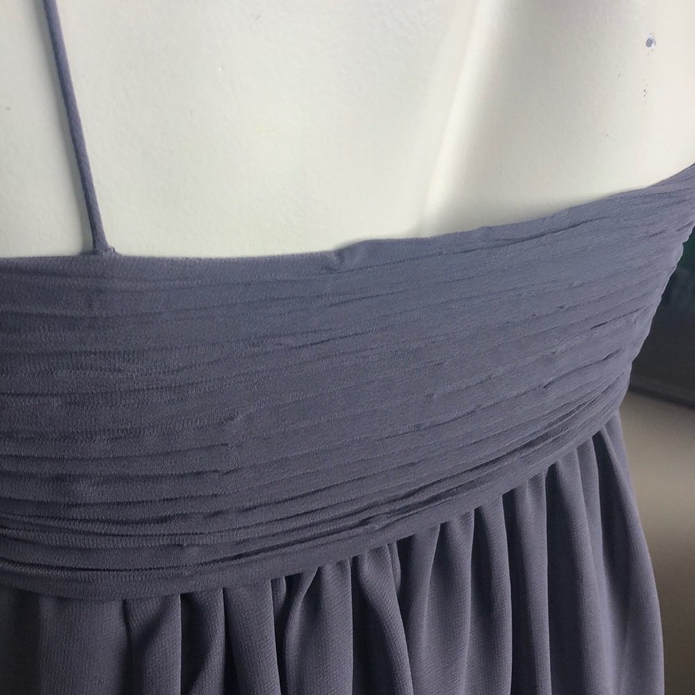 Zara Gray Bandeau Trapeze Mini Dress Size L - Picture 9 of 13